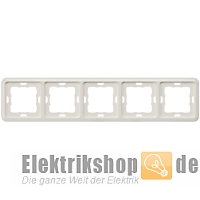 5-fach Rahmen 80-mm-Maß Delta profil titanweiß 5TG1815 Siemens