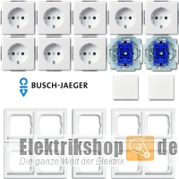 Spar-Set Future Linear studioweiß Busch Jaeger