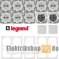 Spar-Set Creo ultraweiß Legrand