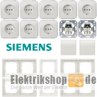 Spar-Set titanweiß Delta style Siemens