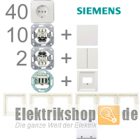 1-Familienhaus Paket titanweiß Delta style Siemens