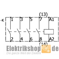 INSTA-Schütz 25A 4S AC 230/400V 5TT5030-0 Siemens