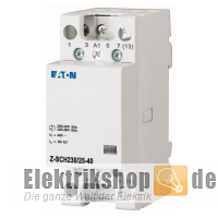 Installationsschütz 25A 4S 230V AC Z-SCH230/25-40 Eaton