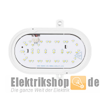 LED-Oval-Armatur IP65 4-9W CCT+Power-DIP weiß EGB