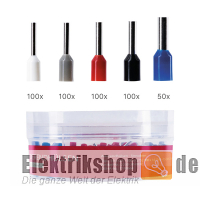 Aderendhülsen Sortimentsbox 0,5-2,5 mm² RED