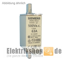 NH-Sicherung 80A Gr. 000 (00) Stirnkennmelder 3NA3824 Siemens