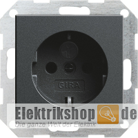 Steckdose mit LED-Orientierungslicht System 55 anthrazit 417028 Gira