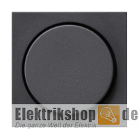 Abdeckung mit Knopf für Dimmer System 55 anthrazit 065028 Gira