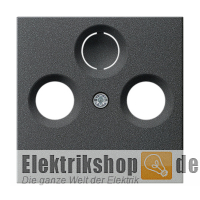 Abdeckung Antenndendose 2/3-Loch System 55 anthrazit 086928 Gira