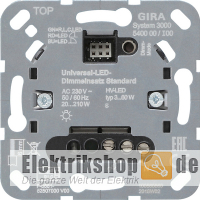 Universal-LED-Dimmeinsatz Standard System 3000 540000 Gira