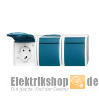 Steckdose 3fach waagerecht Ocean 2300/3 EW-53 Busch Jaeger