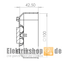 HW-Abzweigkasten 104x104 mit Schraubdeckel E116 F-tronic