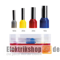 Aderendhülsen Sortimentsbox 4-16 mm² RED