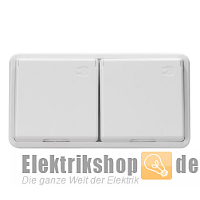 Schutzkontakt-Steckdose 2-fach IP44 UP weiß K44EUJKS2512/34 Klein