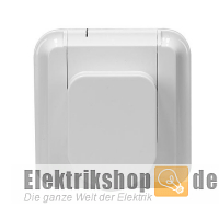 Fehlerstrom-Steckdose 1-fach IP44 UP weiß 230V/16-0,03A Klein