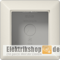 Aufputzgehäuse 1-fach mit Rahmen weiß/cremeweiß AS 581 A W Jung