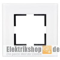 1-fach Abdeckrahmen Acrylglas weiß 50x50 Panasonic