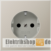 Kinderschutz-Steckdose Edelstahl ES 1520 KI Jung