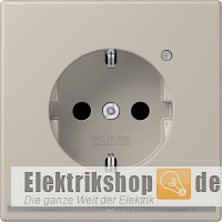 Schuko-Steckdose LED-Orientierungslicht und Sensor Edelstahl ES 1520-O LNW Jung