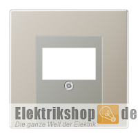 Abdeckung TAE/USB Edelstahl ES 2969 T Jung