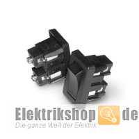 Einbau-Wipp-Schalter schwarz 1-pol. 2A Kleinschalter ARDITI
