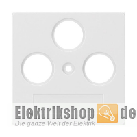 K55 BBwhite Zentralscheibe Antenne 3-Loch reinweiß V551743/04 EGB