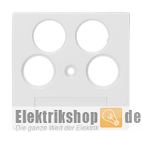 K55 BBwhite Zentralscheibe Antenne 4-Loch reinweiß V551744/04 EGB