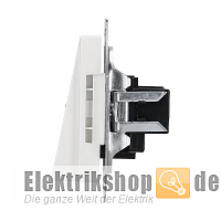 K55 BBwhite Blindzentralscheibe mit Leitungsauslass reinwei&szlig; V552538/04 EGB