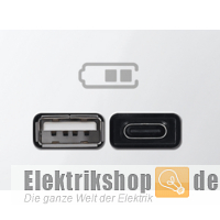 USB Ladestation-Einsatz Typ A/C 7,5/45W MEG4366-0120 Merten