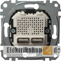 USB Ladestation-Einsatz Typ A/A 10,5W MEG4366-0100 Merten
