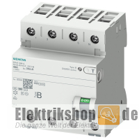 FI-Schutzschalter TYP B 40A 30mA 4-polig 5SV3344-4 Siemens