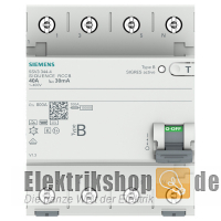 FI-Schutzschalter TYP B 40A 30mA 4-polig 5SV3344-4 Siemens