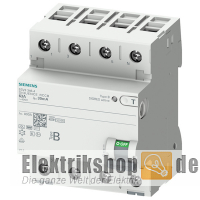 FI-Schutzschalter TYP B 63A 30mA 4-polig 5SV3346-4 Siemens