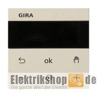 Raumtemperaturregler Display cremeweiß glänzend 539301 Gira