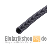 100m Kunststoff-Wellrohr M16 flexibel KU-WR 16 SCHWARZ RED