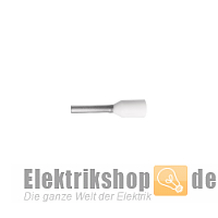 100 Stk. Isolierte Aderendhülsen 0,5/8 weiß 2250-30-0041 RED