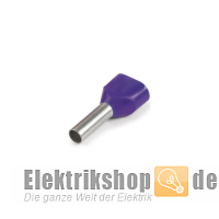 100 Stk. Zwillingsaderendhülsen 2x2,5/10 blau 2250-30-0063 RED