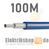 100m Ring Solarleitung 6 mm² blau flexibel H1Z2Z2-K