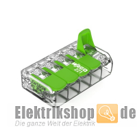 Verbindungsdosenklemme 5-Leiter mit Bet.-Hebel Green Range 221-425 WAGO