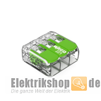 50 Stk. 3-Leiter-Klemmen mit Bet.-Hebel Green Range 221-423 WAGO