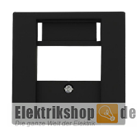 Klein K55BB Zentralscheibe TAE/USB schwarz matt K552539/85