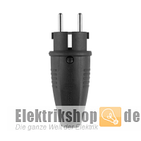 Gummi Stecker schwarz IP44 Original 100000039 ABL