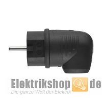 Gummi Winkelstecker schwarz IP44 Original 100000040 ABL