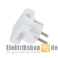 Schuko-Winkelstecker weiß 911.270 Bachmann