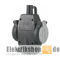 Vollgummi Hängekupplung 3fach IP54 Professional grau 1173563 ABL