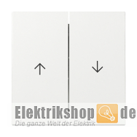 Wippe Jalousie Pfeilsymbol reinweiß glänzend 329403 Gira