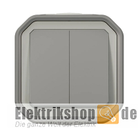Serienschalter Aufputz Feuchtraum Plexo New FRAP grau 069714L Legrand