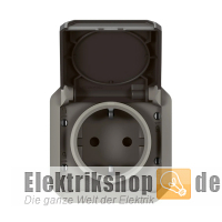 Steckdose 1-fach Einsatz Plexo New FRAP anthrazit 069871L Legrand