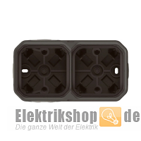 2-fach Gehäuse Plexo New FRAP anthrazit 069602L Legrand