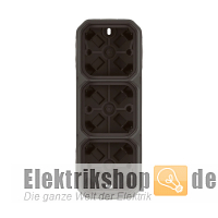 3-fach Gehäuse Plexo New FRAP anthrazit 069603L Legrand